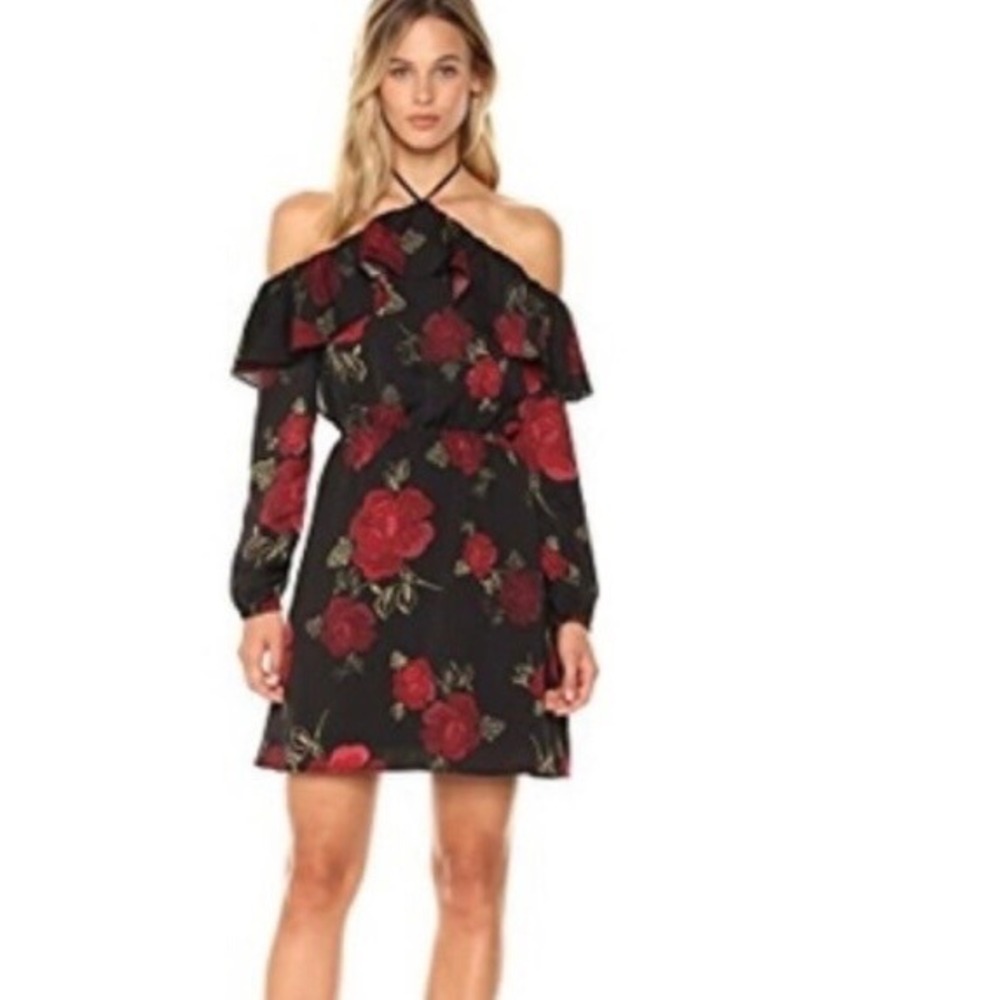 Cupcakes and Cashmere Off Shoulder Dress‎